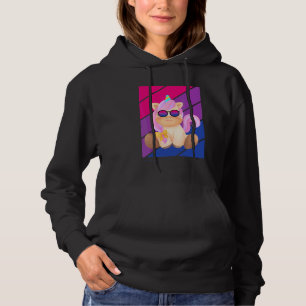 Pull À Capuche Drapeau de fierté bisexuel Licorne Mignonne Allié 
