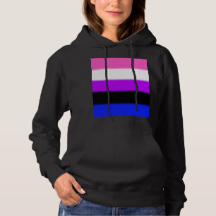 Pull À Capuche Drapeau de fierté de Falln Genderfluid