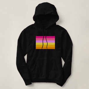 Pull À Capuche Drapeau de fierté lesbienne (Aube)