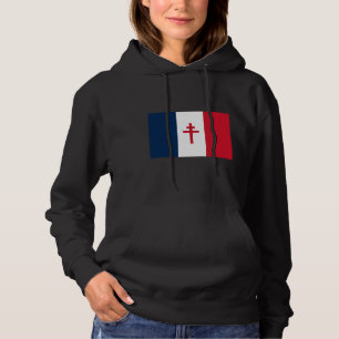 Pull À Capuche Drapeau de la France libre