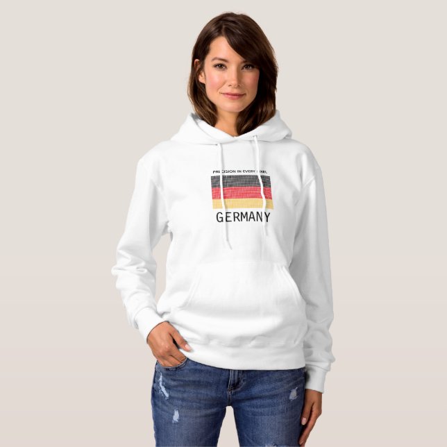 Pull À Capuche Drapeau de l'Allemagne (Devant entier)