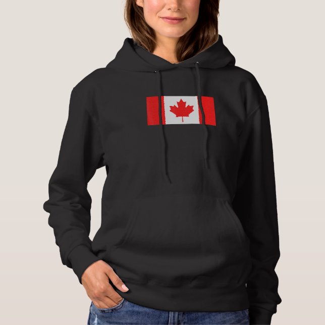 Pull À Capuche Drapeau du Canada (Devant)