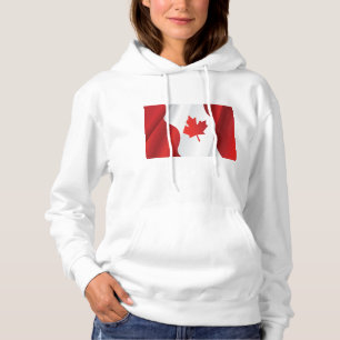 Pull À Capuche Drapeau Maple Leaf Canada
