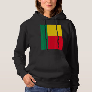 Pull À Capuche Drapeau national Bénin