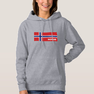 Pull À Capuche Drapeau norvégien Norge