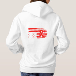 Pull À Capuche Drapeau rouge