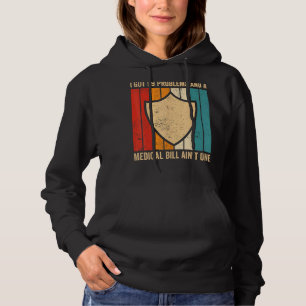 Pull À Capuche Drôle Agent d'assurance Broker Problèmes Facture M