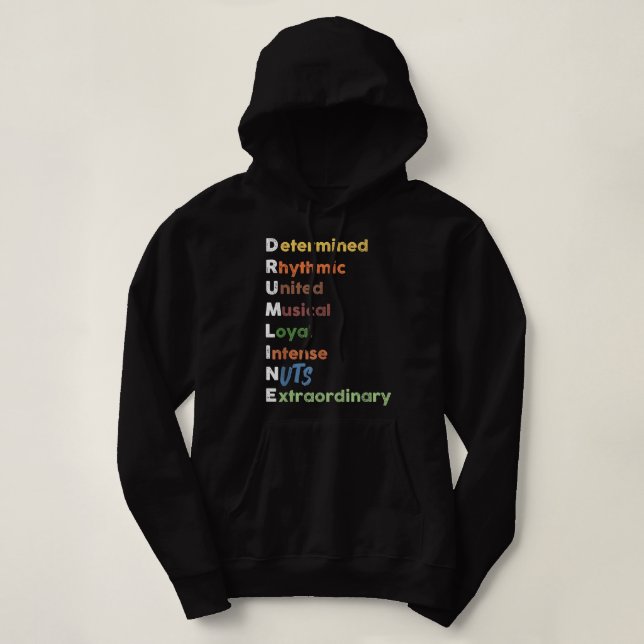Pull À Capuche Drumline (Design devant)