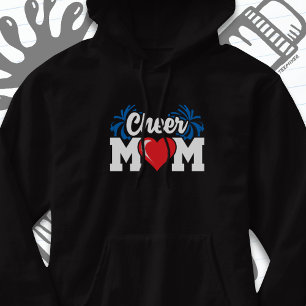 Pull À Capuche École Pom-pom girl Squad Sports Fier Cheer Maman