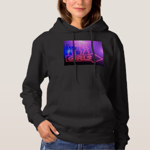 Pull À Capuche Écrivez les filles roses de Neon Thunder_Cove