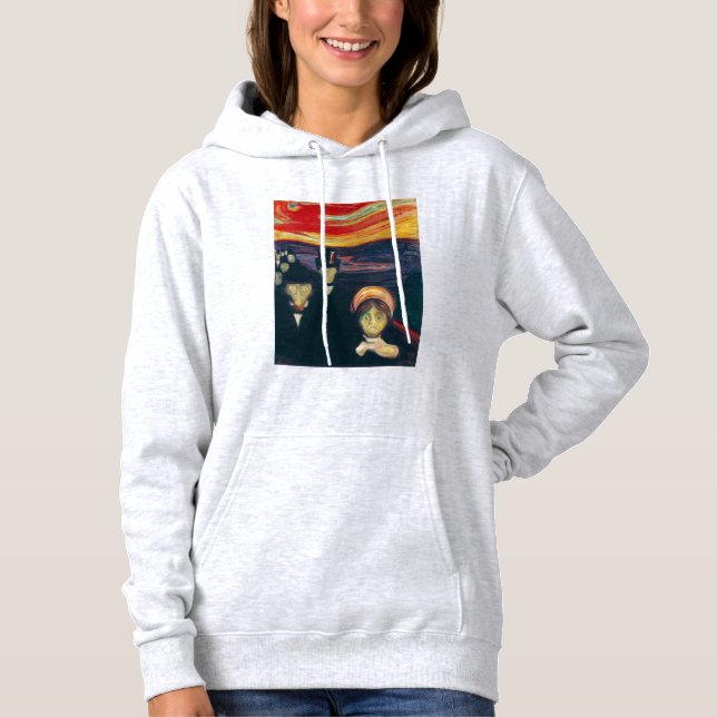 Pull À Capuche Edvard Munch - Anxiété (Devant)
