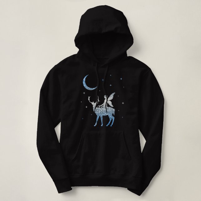 Pull À Capuche Elf Fairy Lovers Magic Fairy Print (Design devant)
