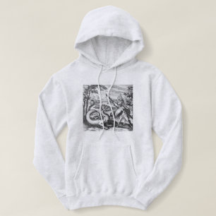 Pull À Capuche Emblème d'alchimie de la couche de dragon