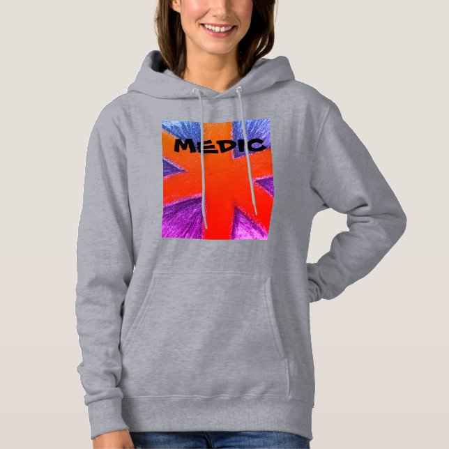 Pull À Capuche EMT des femmes rouges (Devant)