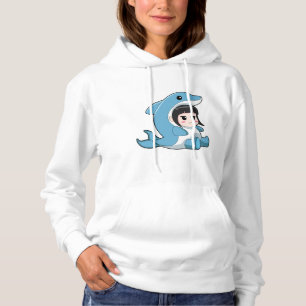 Pull À Capuche Enfant avec costume de dauphin