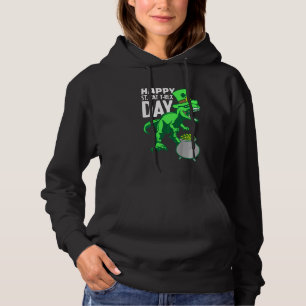 Pull À Capuche Enfants Enfants Joyeux St Pat Trex Jour Dino Patri