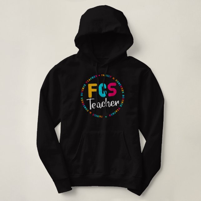 Pull À Capuche Enseignant FCS - Enseignant Électif - Enseignant F (Design devant)