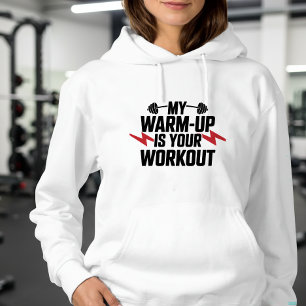 Pull À Capuche Entraînement de musculation sarcasme motivant pour