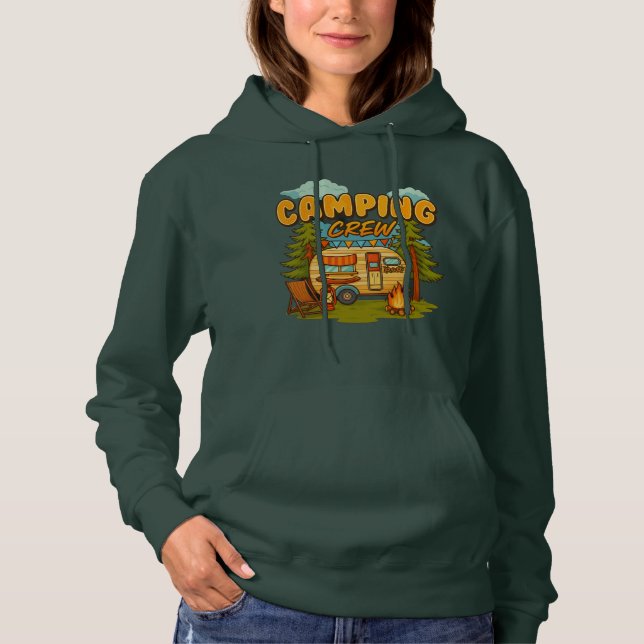Pull À Capuche Équipe de camping (Devant)