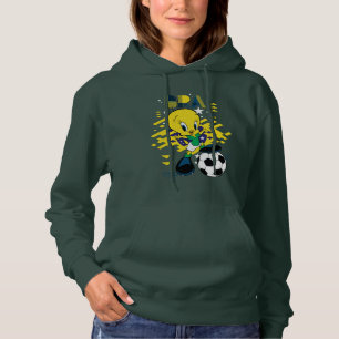 Pull À Capuche Équipe TWEETY™ Brésil Graphisme de football