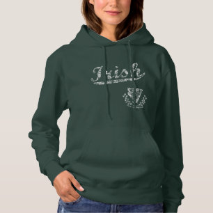 Pull À Capuche Erin vont Irlandais de Bragh
