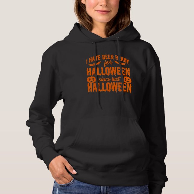 Pull À Capuche Été Prêt Pour Le Costume Halloween Hommes Femmes E (Devant)
