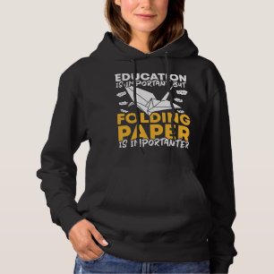 Pull À Capuche Études Origami Master et Origami Artiste Papier