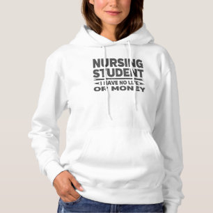 Pull À Capuche Étudiant Du Collège De Soins Infirmiers Pas De Vie