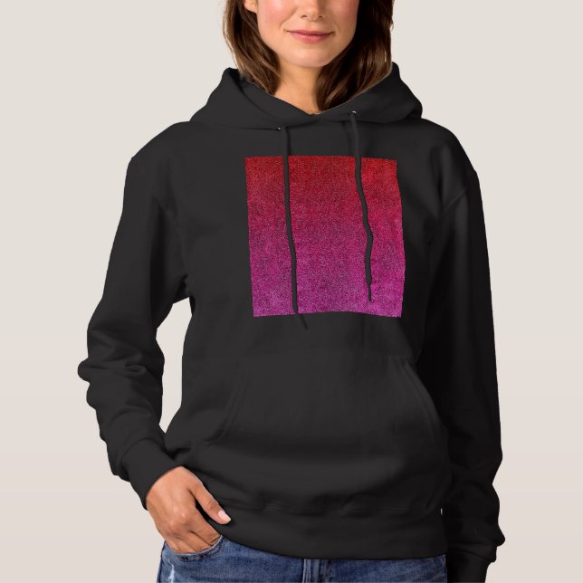 Pull À Capuche Falln Valentine Parties scintillant Gradient (Devant)