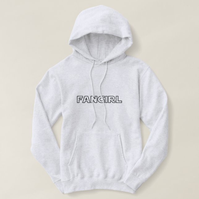 PULL À CAPUCHE FANGIRL (Design devant)