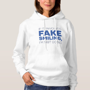 Pull À Capuche Faux sourire