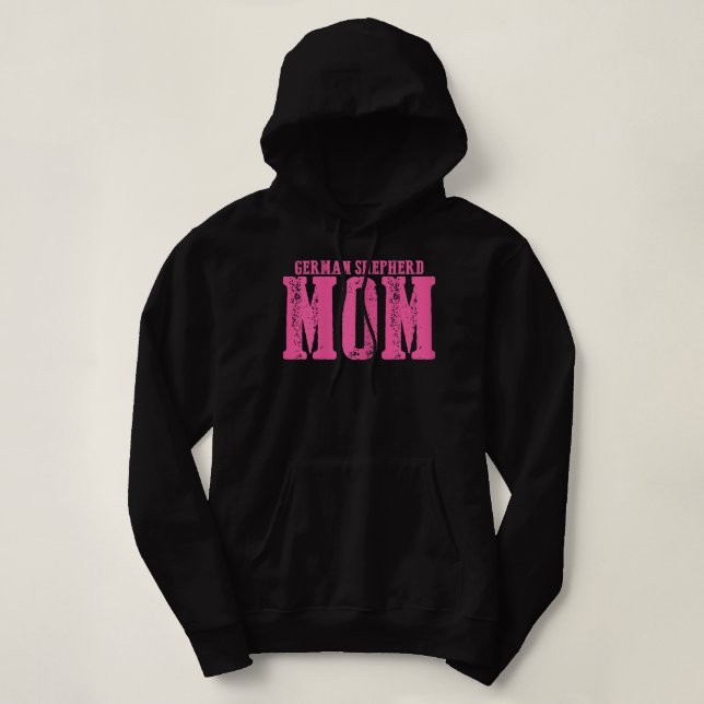 Pull À Capuche Femme berger allemand Moms (Design devant)