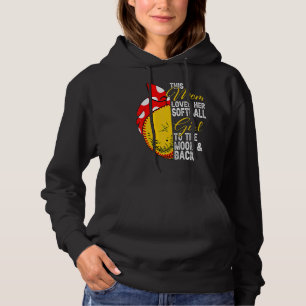 Pull À Capuche Femme de balle molle Filles de Pitcher Catcher
