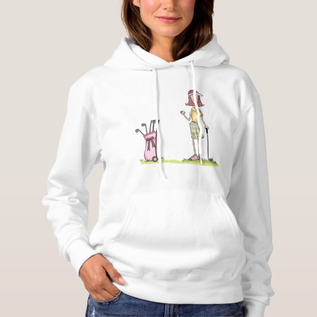 Pull À Capuche Femme Golfer (Devant)