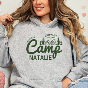 Pull À Capuche Fête de Bachelorette personnalisée Camp Bach sur m
