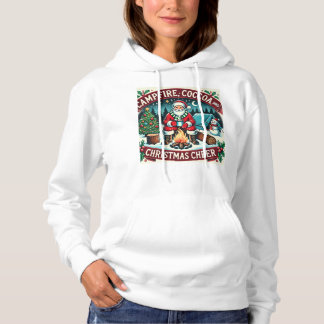 Pull À Capuche Feu de camp, cacao et fête de Noël : Cosy Up for