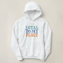 Fidèle à ma femme de paix Sweats à capuche