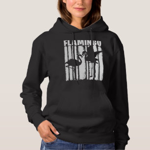 Pull À Capuche Flamant rose Rétro vintage Pour Hommes Femmes Enfa