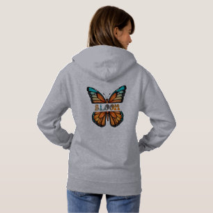 Pull À Capuche Fleur - Design papillon