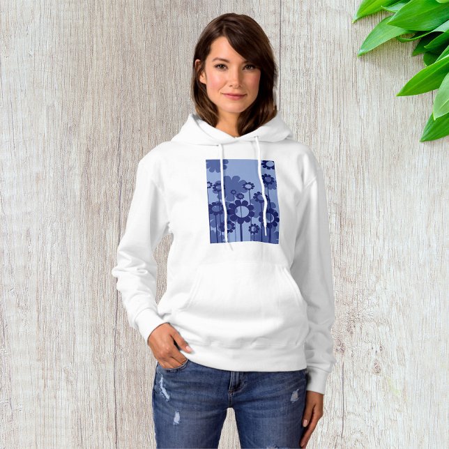 Pull À Capuche Fleurs violettes (Créateur téléchargé)