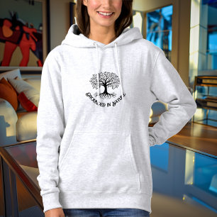 Pull À Capuche Fondée dans la nature Arbre de vie - Mineur nature