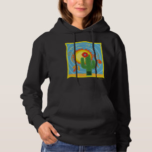Pull À Capuche Frida Kahlo Cactus Graphic