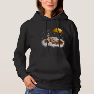 Pull À Capuche Funky Chien Tzu Chien Chaussure Camion Rouge Noël