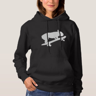 Pull À Capuche Funky French Bulldog Sur Skateboard Art Boys Homme