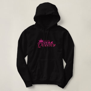 Pull À Capuche Funky rose chaud personnalisé faux parties scintil