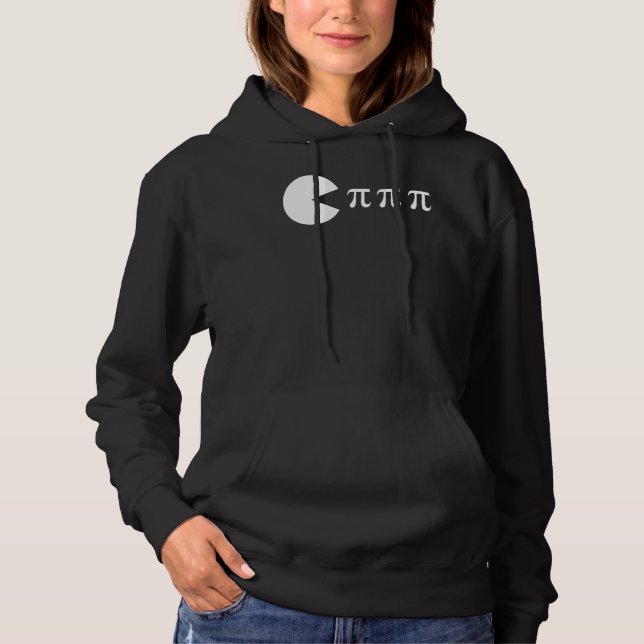Pull À Capuche Funny Pi Day Math Science Ate Pi Symbole (Devant)