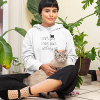 Funny Plan With My Cat Cute Drawing Typografy