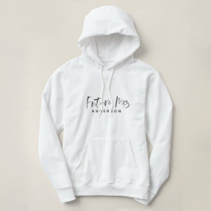 Pull À Capuche Futur Mme fiançailles faire-part
