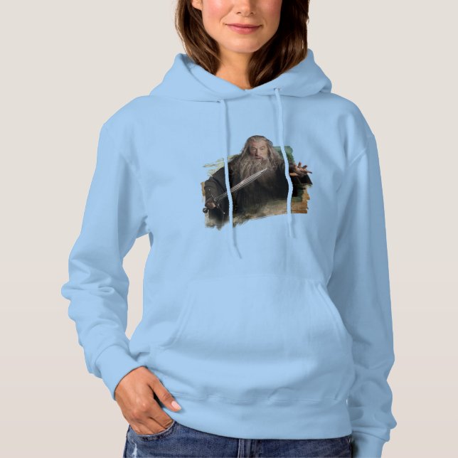 Pull À Capuche Gandalf avec épée (Devant)