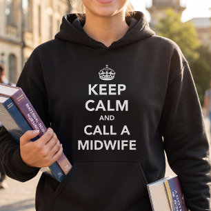 Pull À Capuche Garde ton calme Parodie   Future Sage-femme / Infi